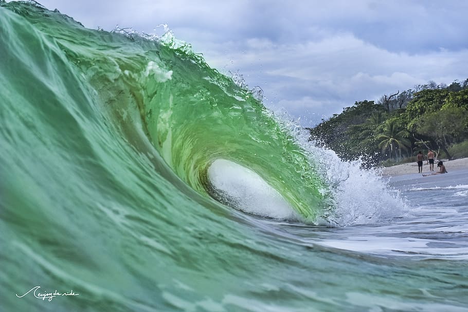 waves, greenroom, shorebreak, motion, beauty in nature, water HD wallpaper