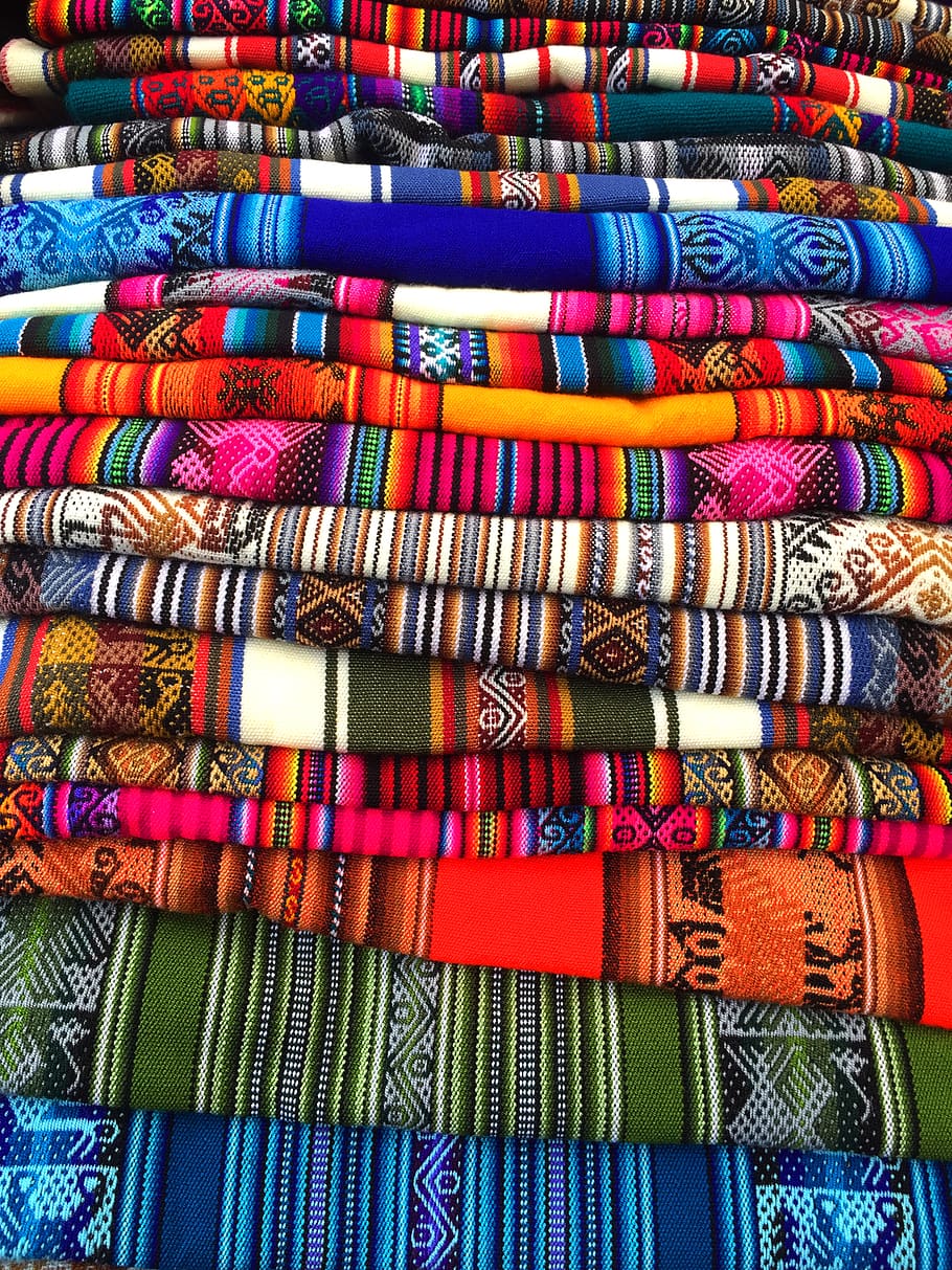 peru, texture, fabric, pattern, color, multi colored, retail HD wallpaper