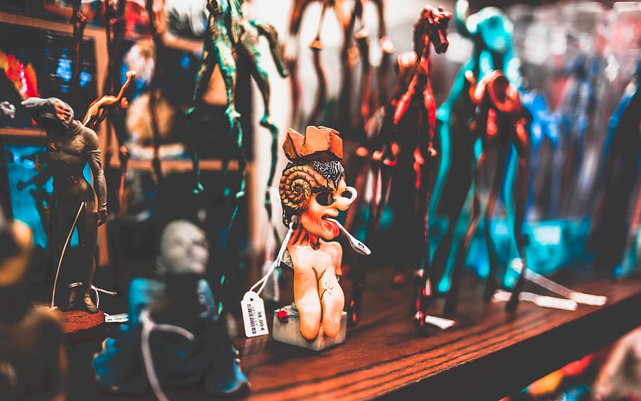 different action figure on display, human, person, figurine, toy HD wallpaper