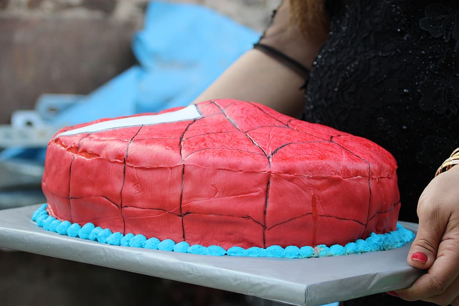 germany, wächtersbach, hesseldorf, spiderman, birthday, cake HD wallpaper