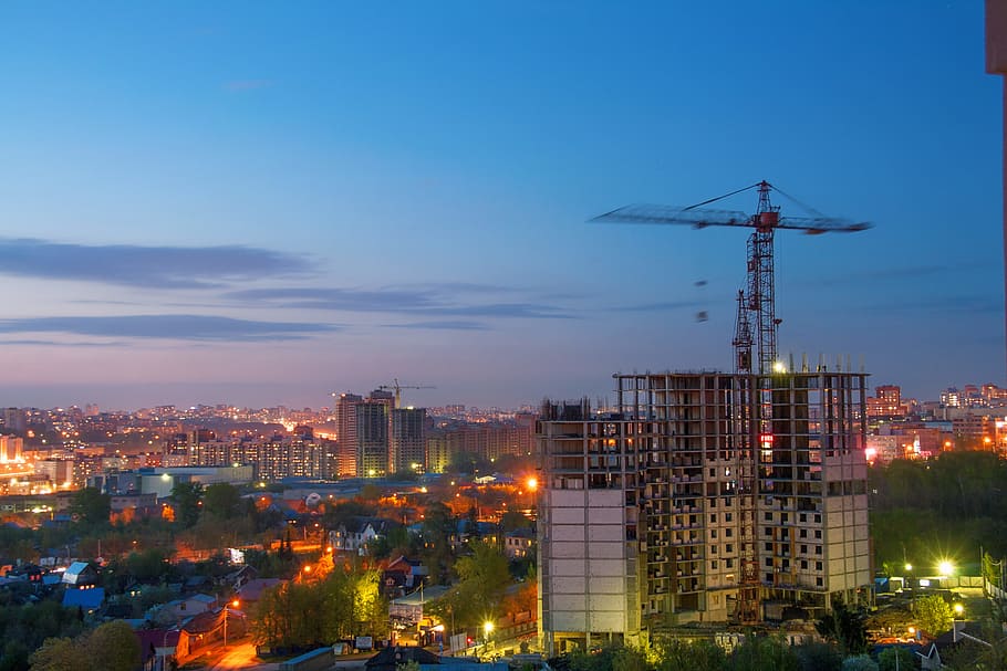 architectures, ufa, block, build, building, cement, concrete HD wallpaper