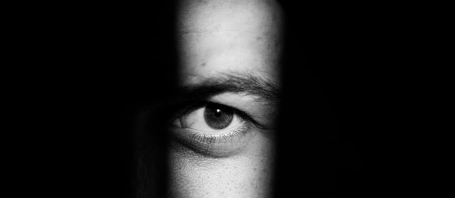 ukraine, ternopil, contrast, man, eye, mood, blackandwhite HD wallpaper