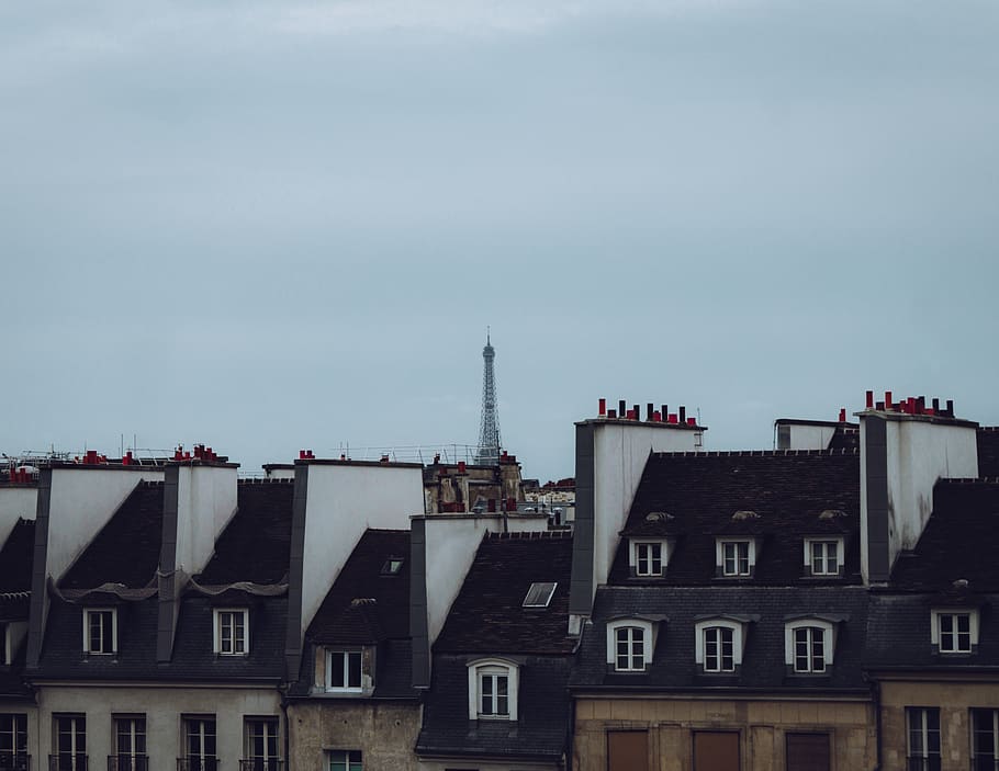 paris, buildings, eiffel, tower, windows, houses, architecture HD wallpaper