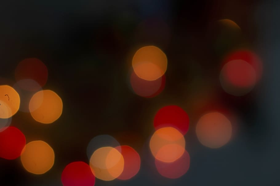bokeh photography, illuminated, defocused, night, abstract, circle HD wallpaper