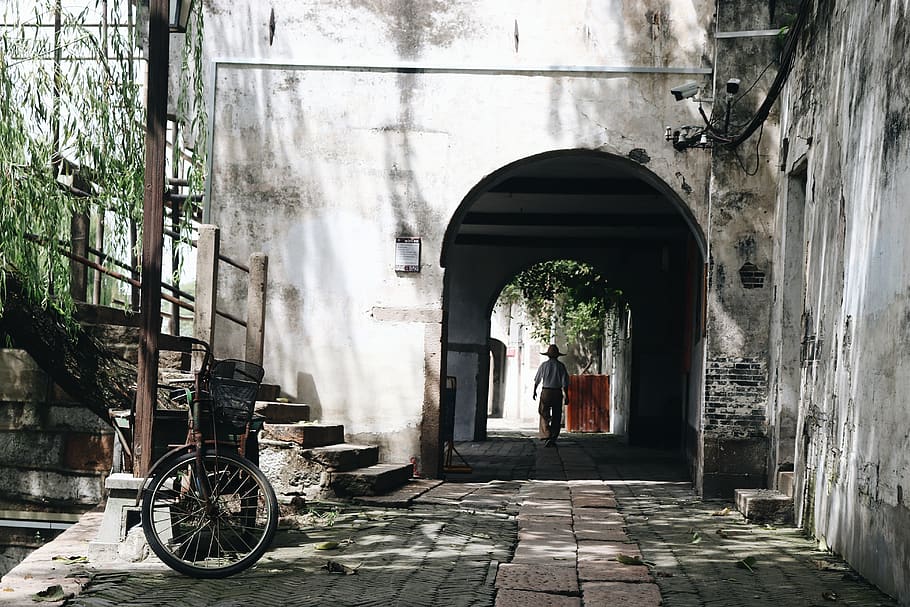 old town, sunshine, china, architecture, built structure, building exterior HD wallpaper