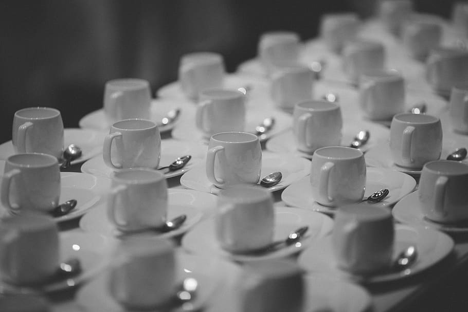 black and white, glass, object, large group of objects, indoors HD wallpaper