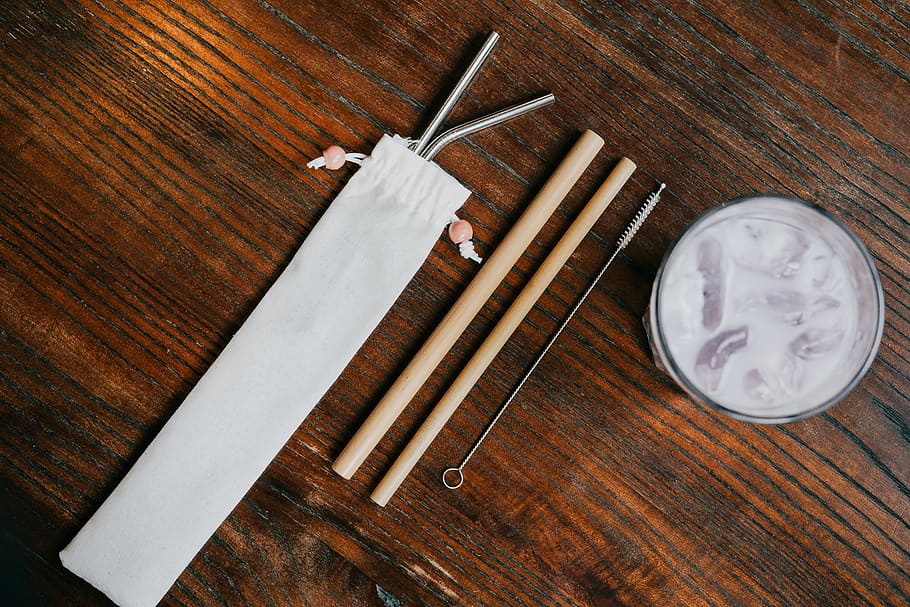 brown sticks, wood - material, table, still life, high angle view HD wallpaper