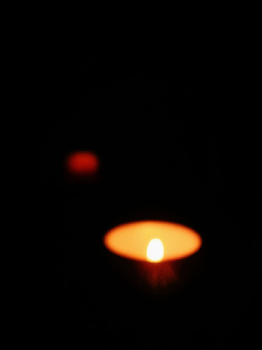 light, candle, night, no people, space, dark, copy space, sky HD wallpaper