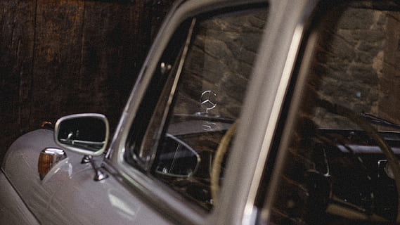 gray vehicle with windows close, mirror, automobile, transportation HD wallpaper