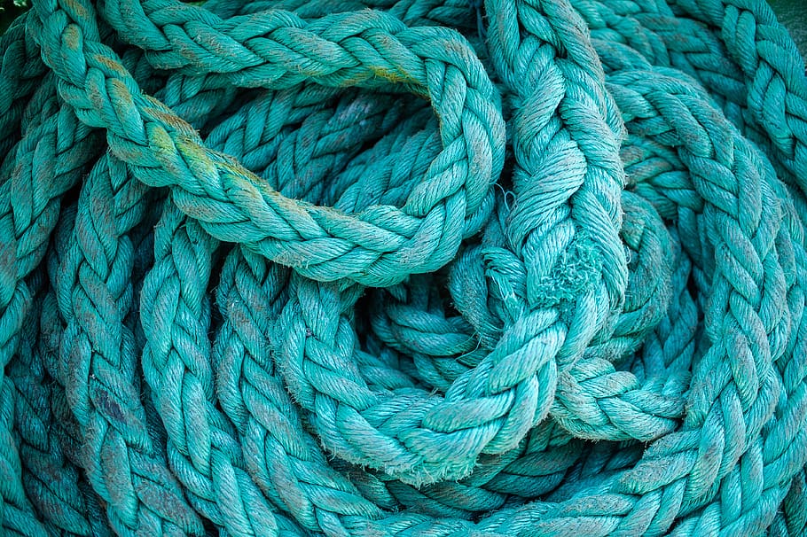 teal rope, apparel, scarf, clothing, rug, turquoise, patern, color HD wallpaper