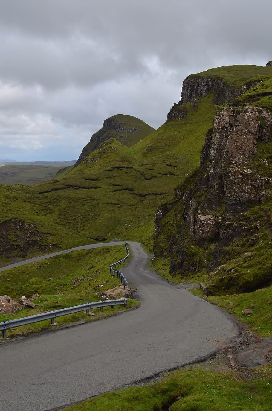 scotland, road, cloud - sky, scenics - nature, beauty in nature HD wallpaper