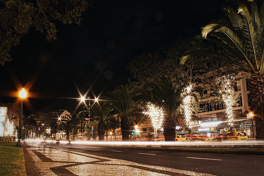 portugal, funchal, canon, long exposure, wide aperture, 18mm, HD wallpaper