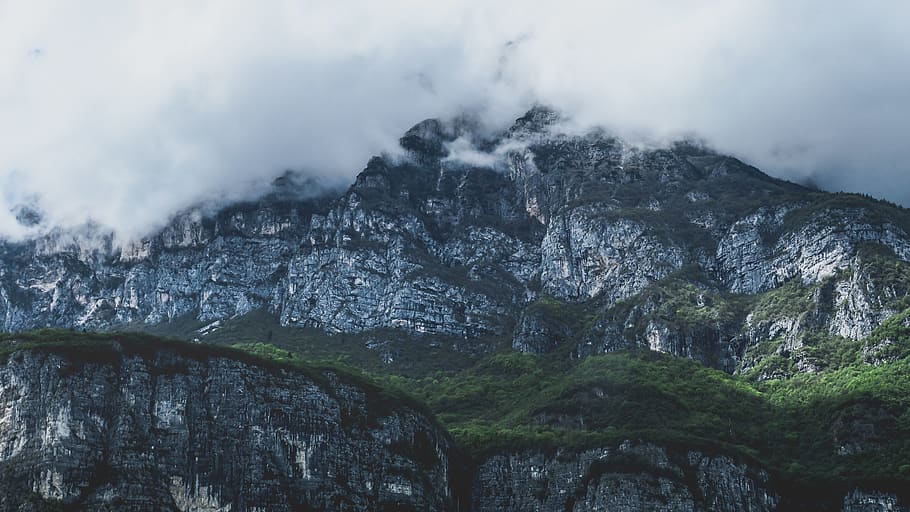mountain, landscape, hill, rocks, valley, highland, nature HD wallpaper