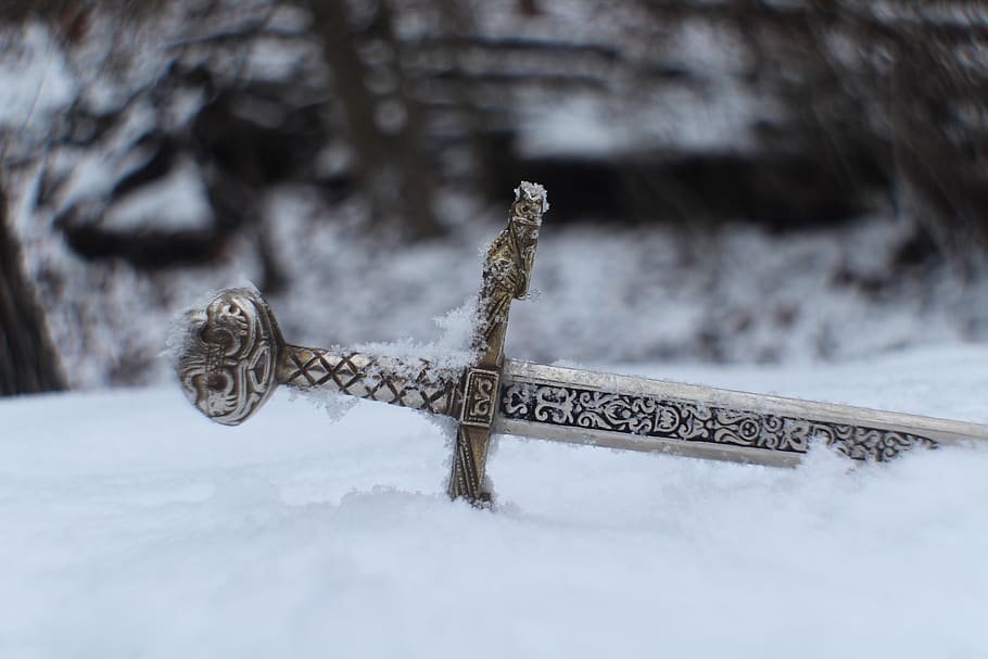 sword, weapon, epic, fantasy, celtic, celtic design, metal