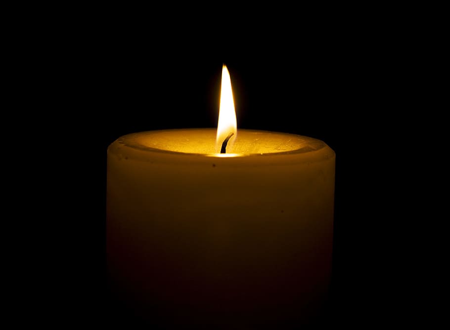 candle, wax, flame, fire, light, burning, heat - temperature HD wallpaper