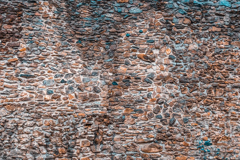 brown stone wall, full frame, backgrounds, pattern, no people HD wallpaper
