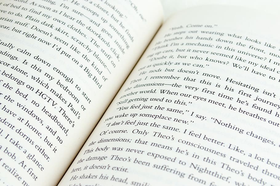 open white book, text, paper, communication, publication, no people HD wallpaper