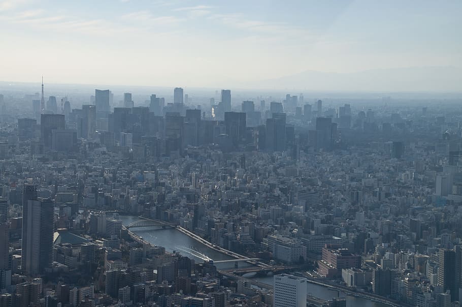 tokyo, japan, city, skyline, architecture, travel, japanese, HD wallpaper
