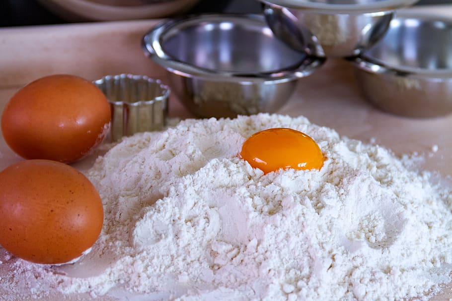 bake, christmas biscuits, advent, flour, egg, cookie cutter HD wallpaper