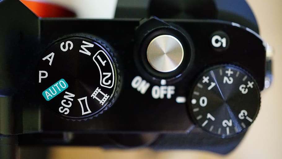 Black Electric Device, camera, control, electronics, equipment HD wallpaper