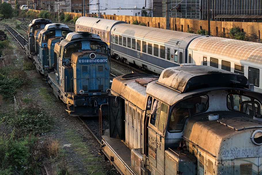 romania, bucharest, gara basarab, train, rail transportation HD wallpaper
