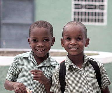 twin boys, human, person, smile, school, student, face, children HD wallpaper