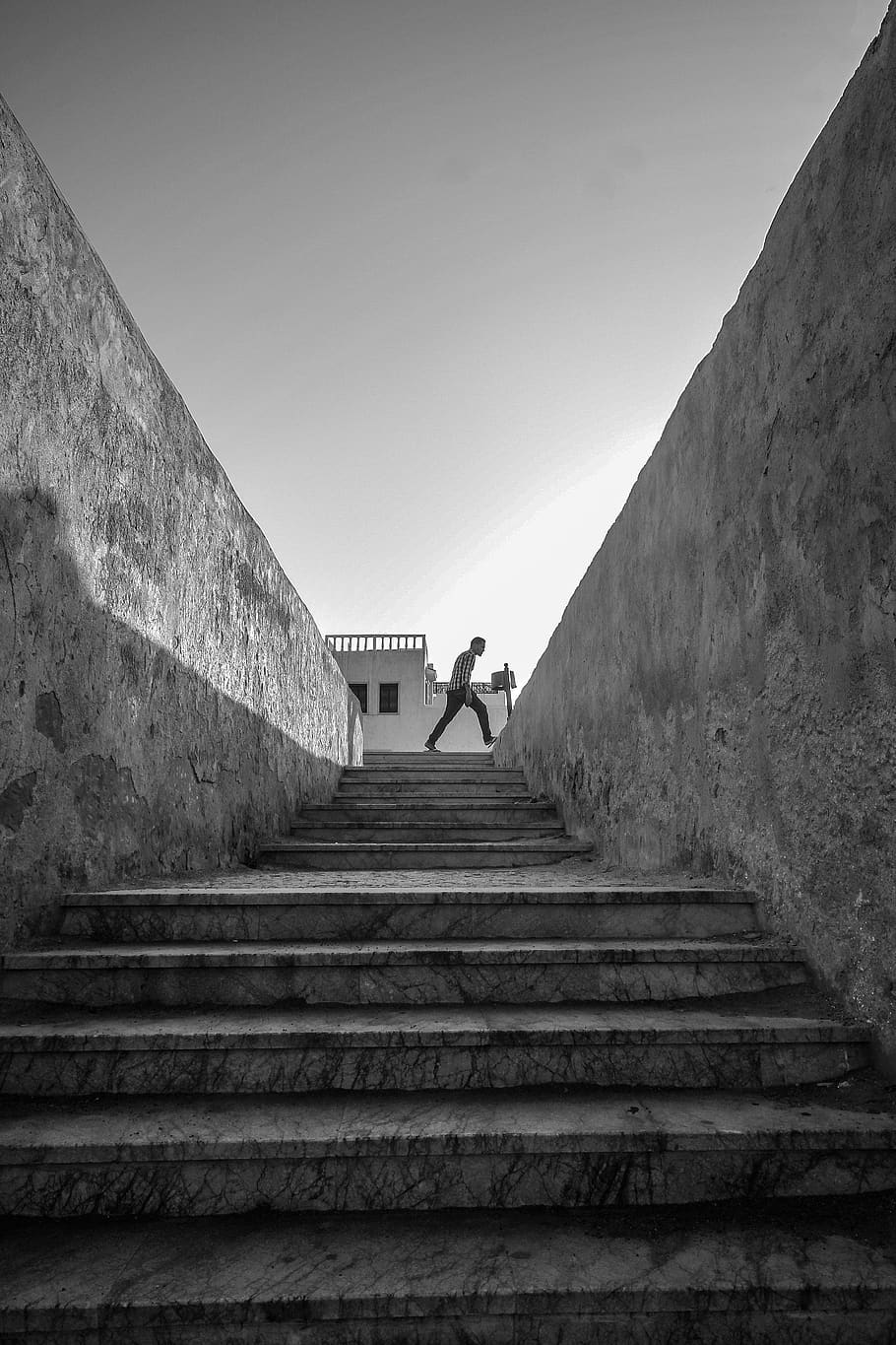 staircase, architecture, steps and staircases, built structure HD wallpaper