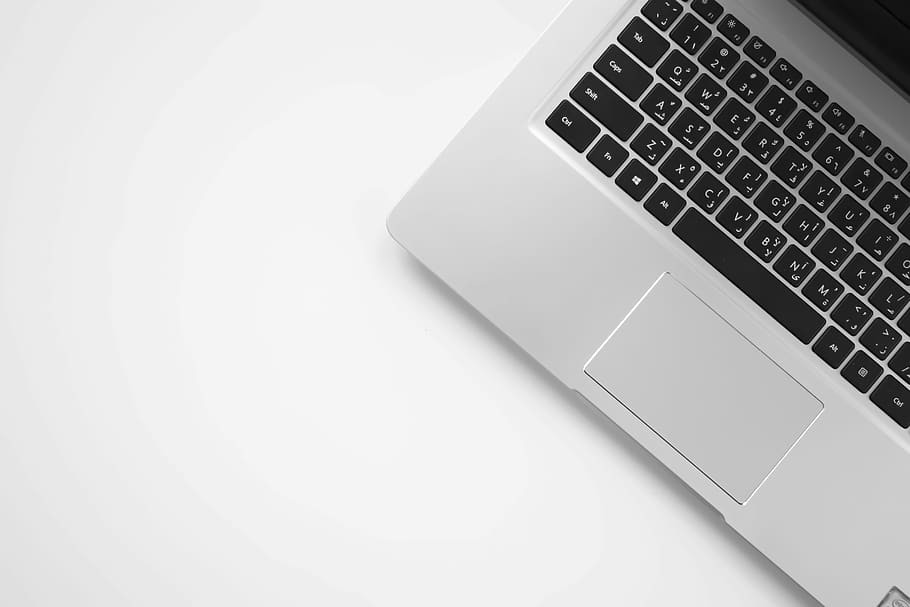 MacBook Pro on white surface, laptop, computer, electronics, pc HD wallpaper