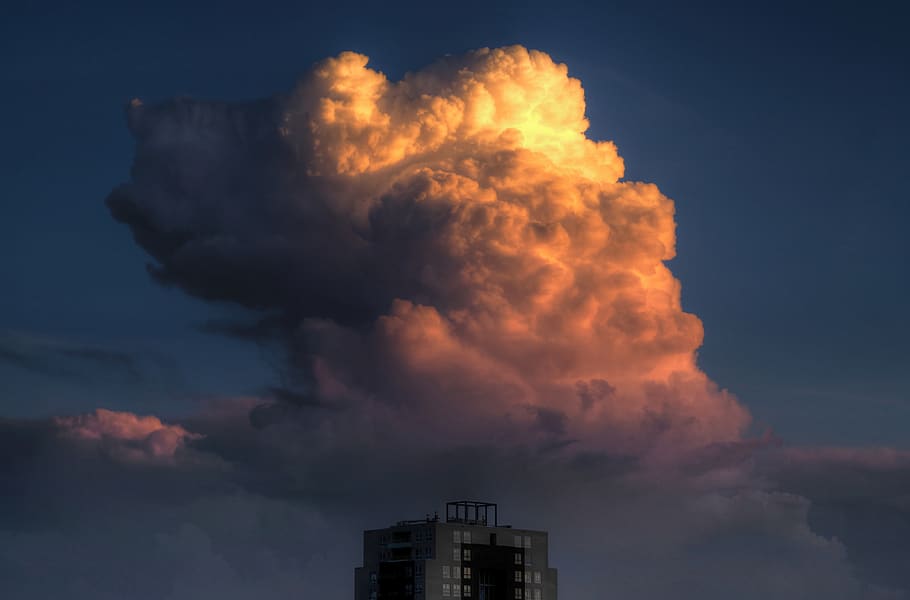 Photography of Nimbus Cloud, sky, cloud - sky, building exterior HD wallpaper