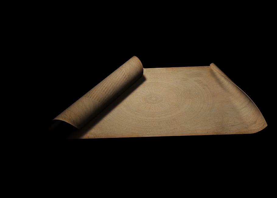 scroll, map, treasure map, certificate, plan, antique, old, HD wallpaper