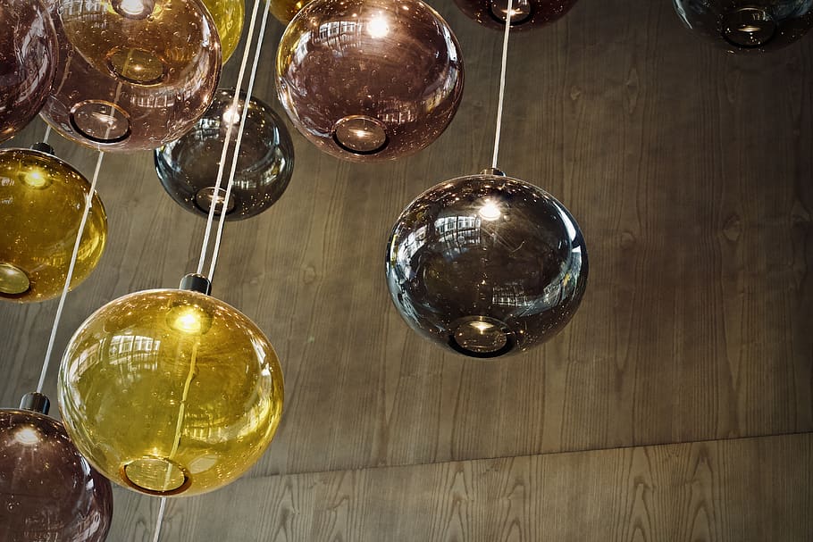 lights, lightbulb, lamp, glass, indoors, hanging, glass - material HD wallpaper