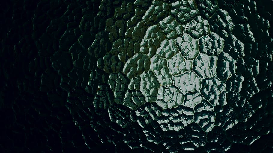 texture, pattern, green, glass, background, dimpled, cratered HD wallpaper