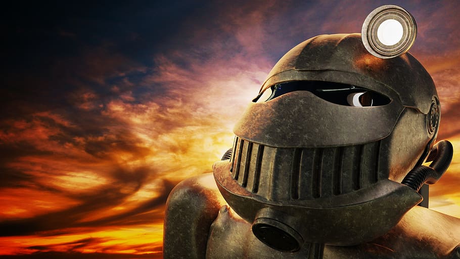 fantasy, scifi, end time, climate change, disaster, helmet HD wallpaper