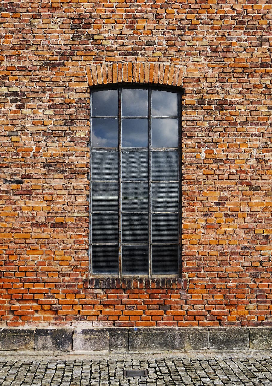 wall, brick, window, old, historically, architecture, hauswand HD wallpaper