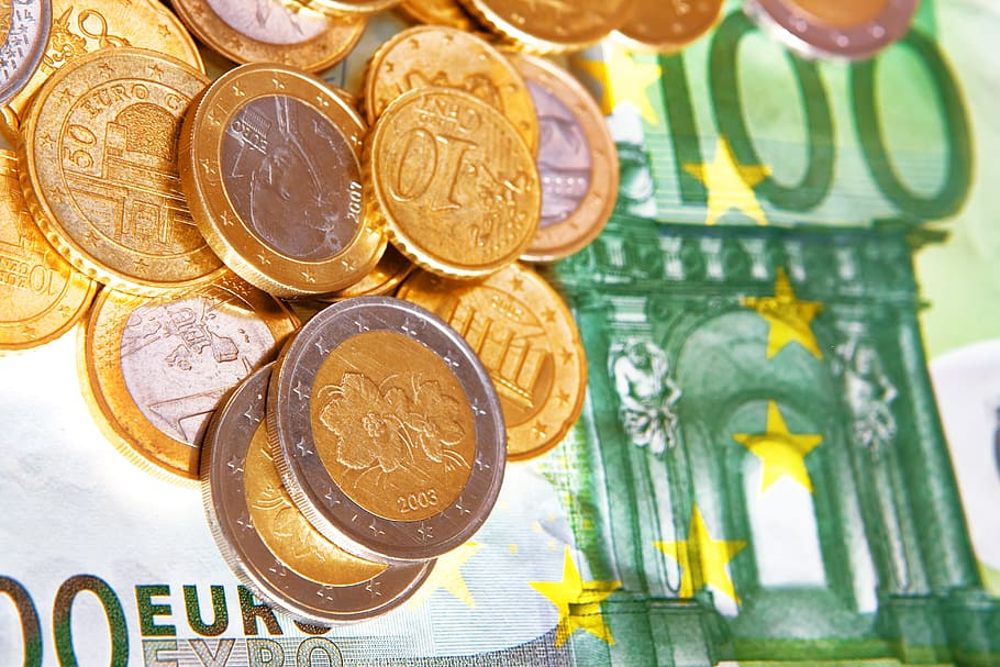 con2011, money, coins, finance, currency, wealth, business HD wallpaper