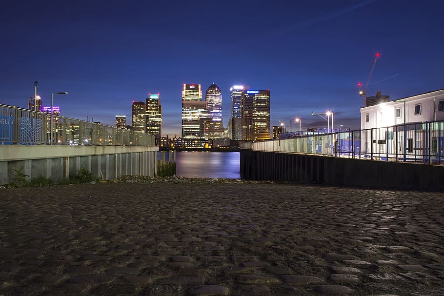canary, wharf, city, construction, architecture, keep, building HD wallpaper