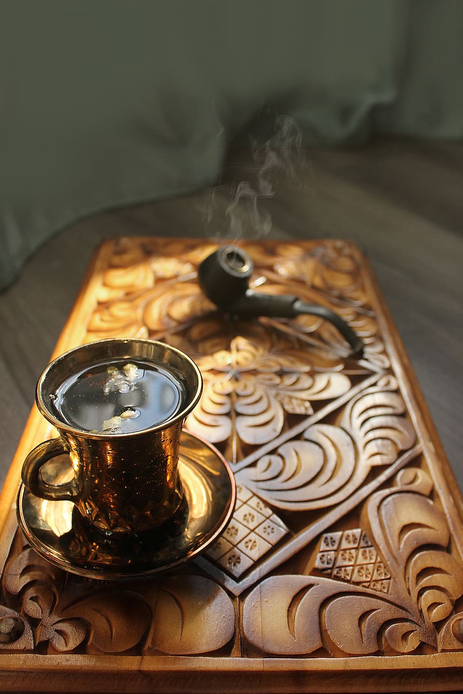 indoors, food and drink, smoke - physical structure, still life HD wallpaper