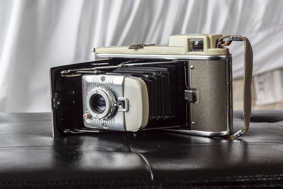 Vintage Camera, antique, aperture, classic, nostalgia, obsolete HD wallpaper
