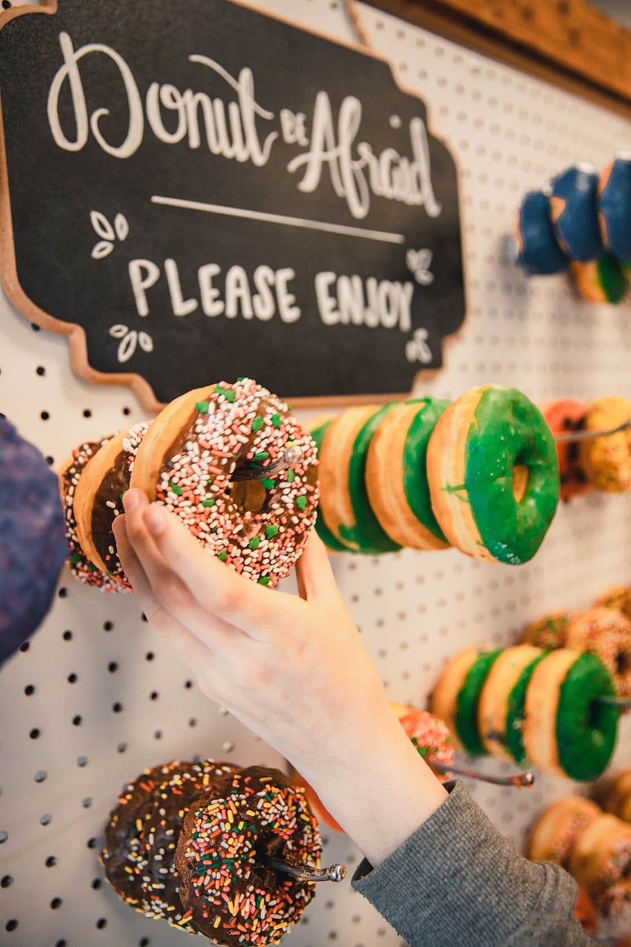 assorted flavor donut, pastry, dessert, food, confectionery, sweets HD wallpaper