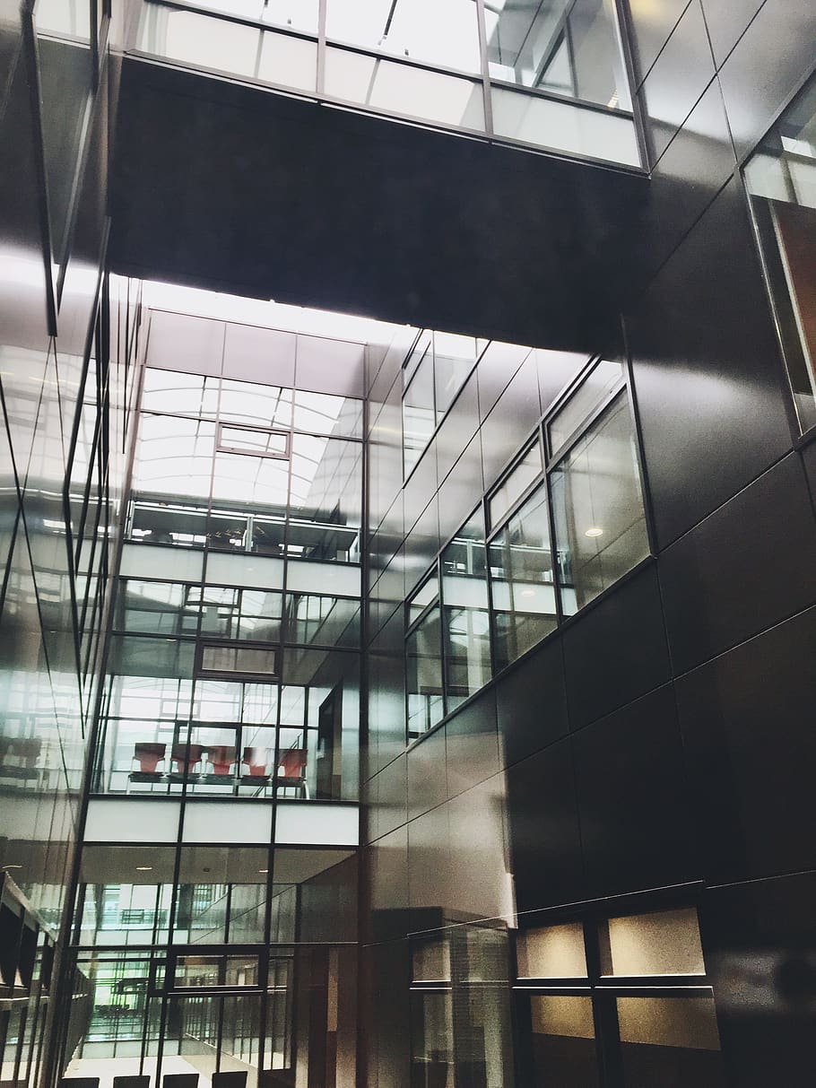 building, architecture, glass - material, built structure, modern HD wallpaper
