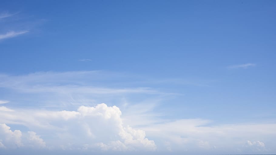 sky, clouds, blue, cloud - sky, beauty in nature, scenics - nature HD wallpaper