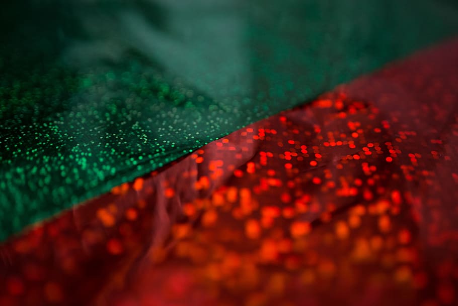 Red Holographic Paper Backgrounds, abstract, texture, christmas