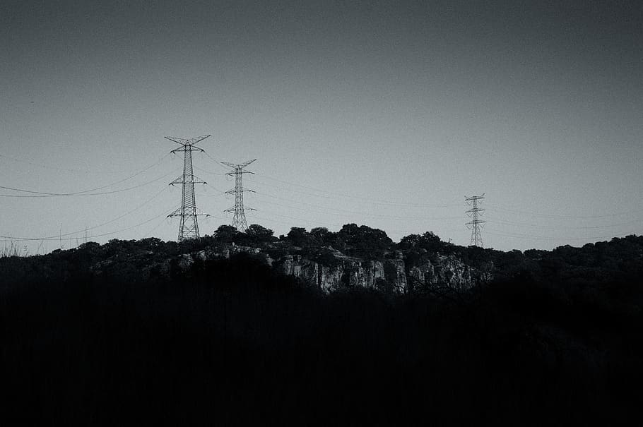 mexico, unnamed road, sky, technology, electricity, cable, electricity pylon HD wallpaper