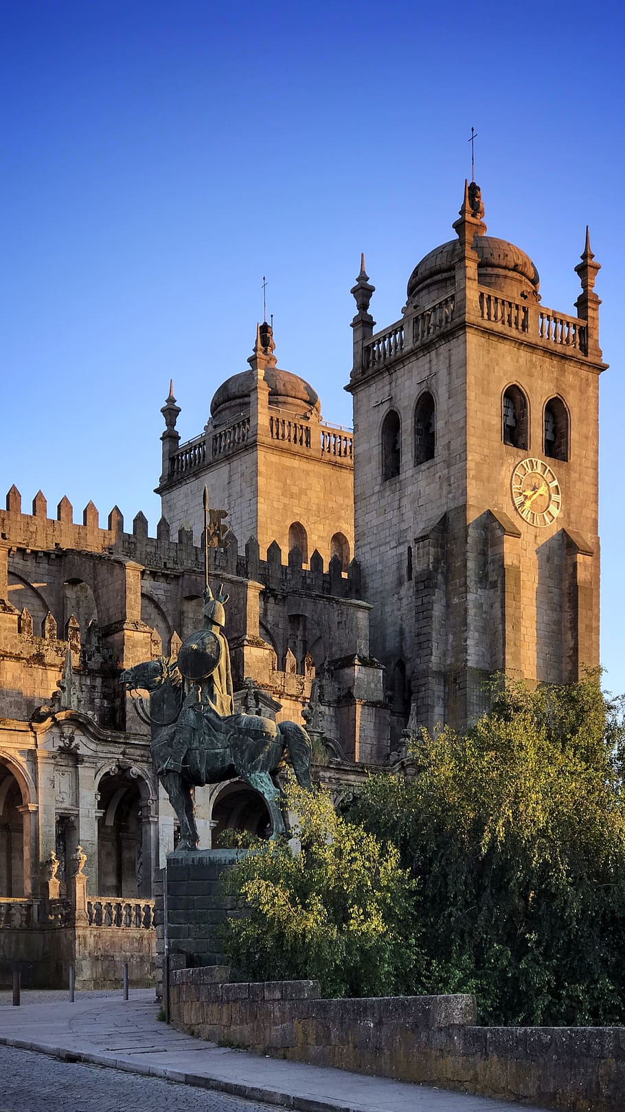 architecture, building, castle, tower, portugal, porto, clock tower HD wallpaper