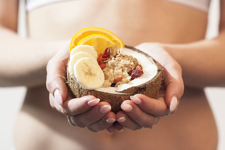 coconut, shell, fruit, nutrition, nuts, diet, eat, vitamins HD wallpaper