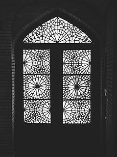 building, architecture, arched, window, gate, picture window HD wallpaper