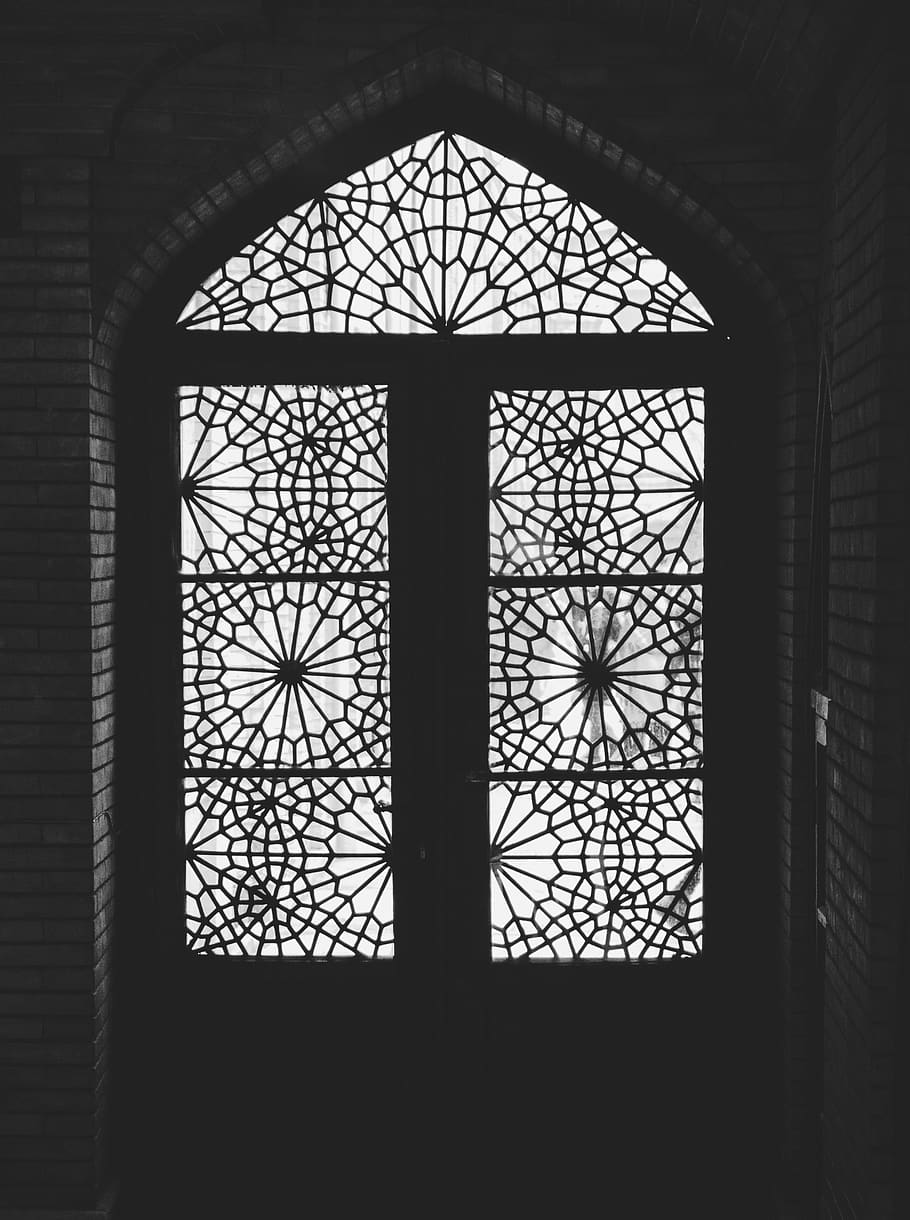 building, architecture, arched, window, gate, picture window HD wallpaper