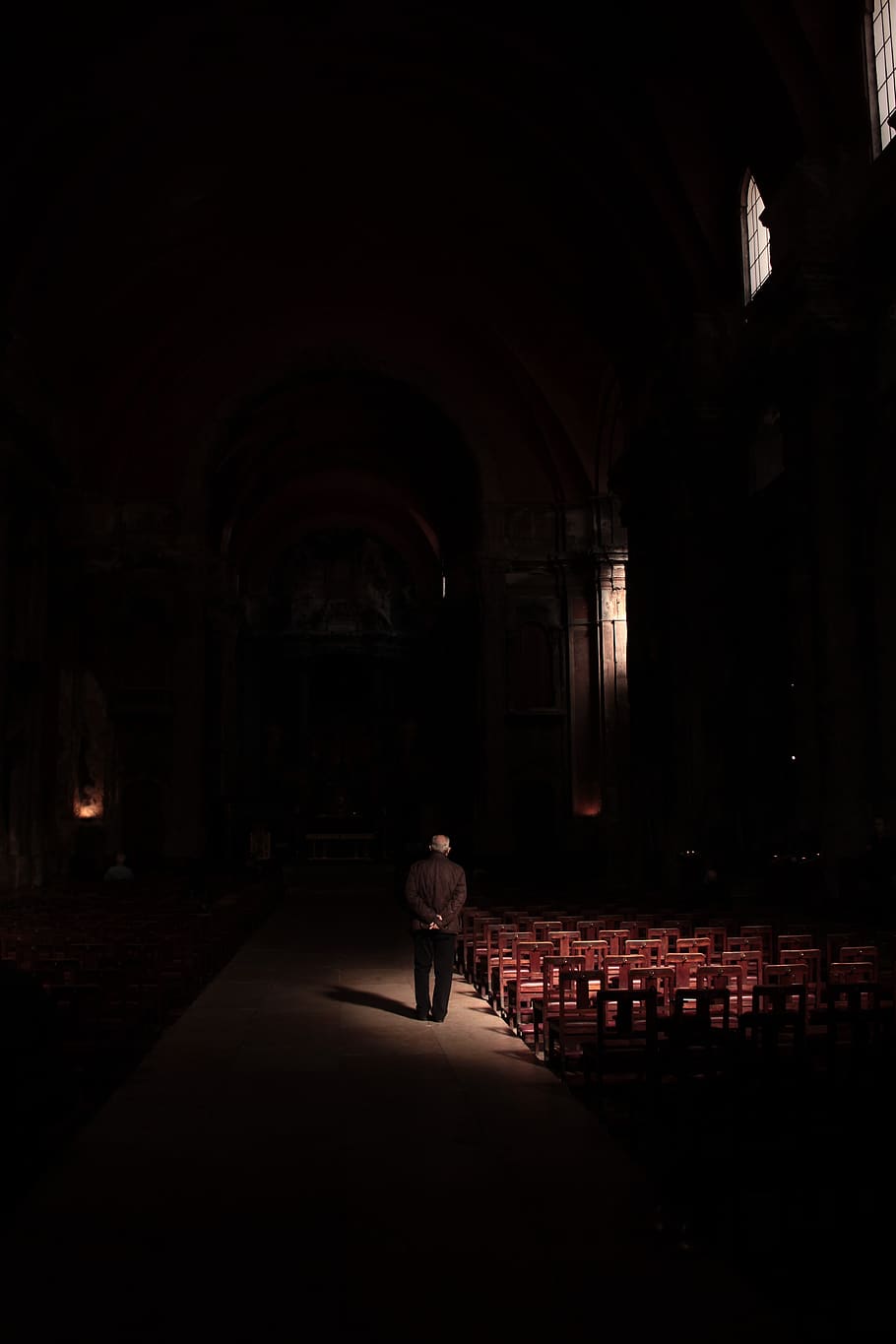 indoors, interior design, person, human, porto, crypt, building