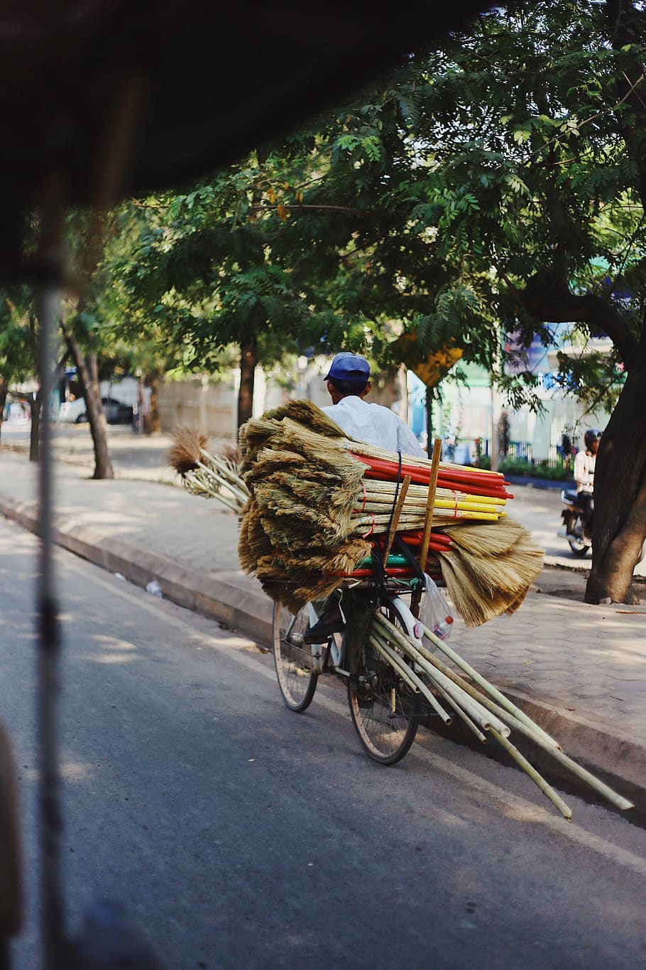 wheel, machine, vehicle, transportation, bicycle, bike, cambodia HD wallpaper