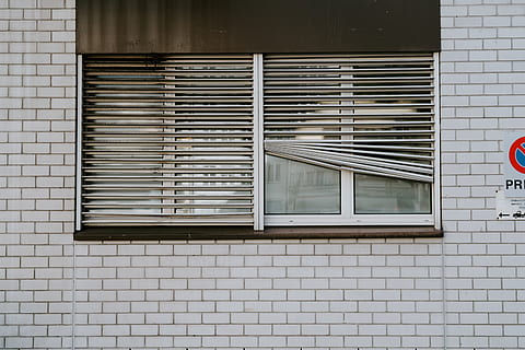 home decor, window, window shade, curtain, brick, shutter, broken HD wallpaper